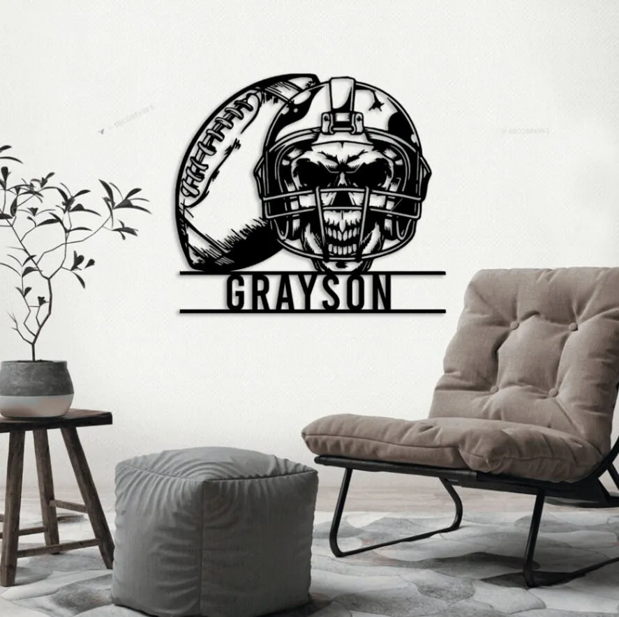 il_fullxfull.5320500369_7gh9-1.webp Custom Skull American Football Metal Sign Led Lights, Personalized Skull Football Player Name Sign Home Decor Nursery Decoration Birthday