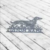Dachshund Mandala Garden Metal Sign, Dachshund Hanging, Dachshund Zentangle Metal Wall Art, Dachshund Lover Gift Dog Garden Sign Indoor Decor