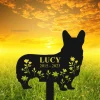 Personalized Dog Memorial Stake, Corgi Stake, Corgi Metal Stake, Pembroke Welsh Corgi, Sympathy Sign, Pet Grave Marker, Remembrance Stake