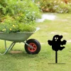 Halloween Boo Ghost Yard Signs With Stakes, Boo Ghostlawn Metal Yard Stakes, Halloween Stake For Outdoor Garden Decor, Halloween Gift