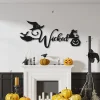 Wicked Witch Metal Wall Art, Wicked Witch Sign, Witch Hat Sign, Fall Decoration, Halloween Gift For Family, Happy Halloween, Custom Your Words