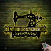 Custom Sewing Machine Metal Wall Art Led Light Personalized Tailor Shop Name Sign Home Decor Sew Quilting Sewciopath Decoration Mother Day