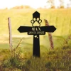 Custom Pet Memorial Stake, Memorial Cross For Pet Grave, Pet Cross Stake, Pet Memorial Cross, Dog Grave Marker, Dog Cat Loss Gift, Pet Loss