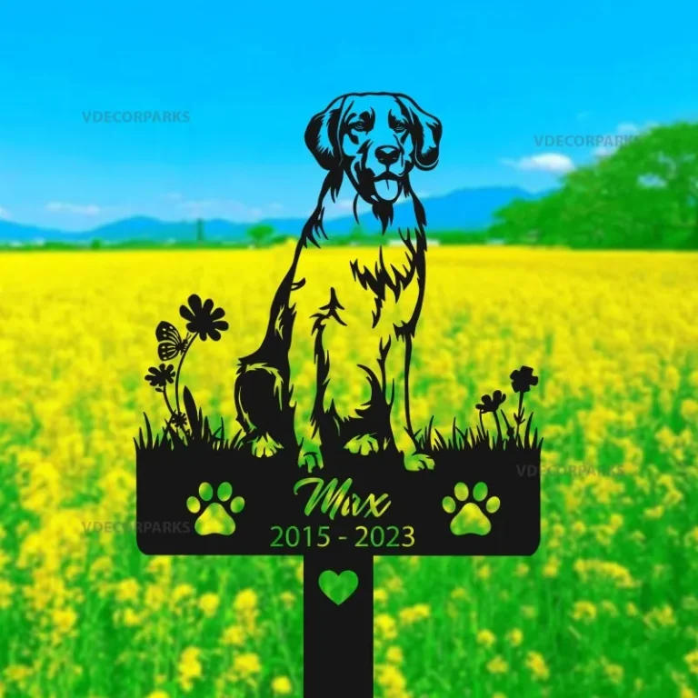 Custom Dog Memorial Stake, Labrador Retriever Remembrance Stake, Labrador Retriever Sign, Sympathy Sign, Pet Grave Marker, Metal Stake, Pet