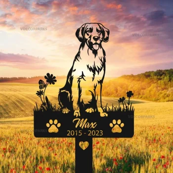 Custom Dog Memorial Stake, Labrador Retriever Remembrance Stake, Labrador Retriever Sign, Sympathy Sign, Pet Grave Marker, Metal Stake, Pet