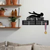 Custom Swimming Name Medal Hanger, Swimming Sign, Tiered Award Rack, Sports Medal Hanger, Medal Holder Display Rack For Awards And Ribbons