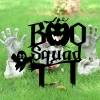 Boo Squad Ghost Yard Metal Stakes , Halloween Metal Yard Stakes, Housewarming Gift, Halloween Lawn Art, Halloween Silhouettes