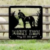 Custom Donkey Metal Led Light Sign, Donkey Wall Art, Personalized Donkey Farmhouse Name Sign, Donkey Farm Sign, Donkey Farm Decor, Donkey Lover Gift