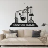 Custom Chemistry Teacher Metal Sign, Chemist Name Sign, Science Home Decor, Chemistry Lover Laboratory Science Teacher Sign, Chemistry Gift