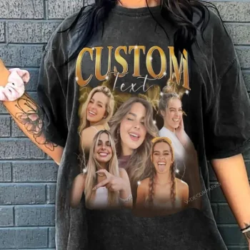 Funny Custom Bootleg Rap Tee, Vintage Bootled Rap Shirt With Photo Vintage T-shirt, Custom Image Shirt