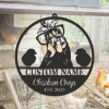 Custom Chicken Coop Metal Sign, Personalised Chicken Farm Name Signs, Outdoor Signs, Hen House Sign, Decor Farms, Chicken Farm, Coop Sign