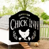 Customized Chicken Farm Metal Sign, Hen House Coop Sign, Chicken Coop, Our Little Coop Sign Metal Sign, Family Name Metal Sign For Farm House