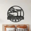 Bonsai Tree Metal Sign, Metal Bonsai Wall Decor, Custom Bonsai Tree Metal Wall Art, Personalized Bonsai Tree Name Signs, Zen Wall Art, Home Decor