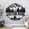 Personalized Camper Name Sign Led Light, Custom Camp Sign, Camping Bears Metal Sign, Camp Life Camping Sign, Bear Cabin Sign, Camp Gift