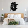 Assassin Metal Sign With Led Light, Ninja Wall Decor, Ninja Art, Lol, Assassin Fan Art, Fan Art, Unique Art, Metal Artwork, Assassin Wall Sign