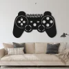 Personalized Video Game Room Metal Wall Art Led Lights, Custom Gamer Name Sign Home Decor Game Zone Kids Nursery Decoration Birthday Xmas