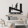 Custom Ironworker Metal Sign Led Lights, Ironworker Home Decor, Welder Name Sign, Welder Wall Hanging Xmas Gift Birthday Gift For Ironworker