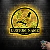Custom Pigeon Bird Monogram Metal Wall Art Led Lights, Personalized Pigeon Bird Metal Signs, Pigeon Bird Neon Sign Wall Decor, Home Decor