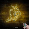 Metal Cat Decor Girl Cat Wall Art Metal Led Light Cat Lover Gifts Cat Sign For A Home Animal Wall Arts Home Decor Garden Decor