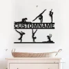 Custom Gymnastics Metal Sign Led Light, Gymnastics Sign, Gift For Athletes, House Decor, Sport Room Sign, Wall Hanger, Xmas Gift For Daughter