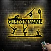 Custom Gymnastics Metal Sign Led Light, Gymnastics Sign, Gift For Athletes, House Decor, Sport Room Sign, Wall Hanger, Xmas Gift For Daughter