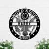 Personalized Name Us Army Veteran Metal Sign, Us Army Gift, Custom Military Metal Art, Wall Decor, Veterans Day Gift For Soldiers, Us Navy