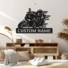 Personalized Motorcycle Racing Custom Metal Led Light Sign Biker Name Sign Motorcycle Moto Gp Sign Birthday Gift Wedding Gift Christmas Gift For Biker