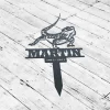 Custom Bearded Dragon Memorial Metal Stake, Lizard Pet Loss Memorial, Sympathy Gift, Garden Decor, Metal Yard Art, Bearded Dragon Sign
