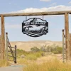 Custom Metal Farmhouse Sign, Personalized Farmhouse Metal Entrance Sign, Christmas For Family Gift, Ranch House Family Name Sign Farm Sign