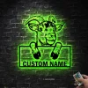 Custom Goat Farm Metal Sign Led Lights, Farn Sign, Personalized Goat Farm Metal Sign, Goat Neon Decor, Goat Wall Hanging For Decoration