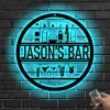 Personalized Home Bar Led Light Sign, Custom Bar Led Sign, Bar Metal Wall Art, Home Bar Wall Art, Cocktail Bar Sign, Bar Metal Art, Bar Decor, Xmas Gift