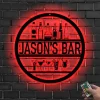 Personalized Home Bar Led Light Sign, Custom Bar Led Sign, Bar Metal Wall Art, Home Bar Wall Art, Cocktail Bar Sign, Bar Metal Art, Bar Decor, Xmas Gift