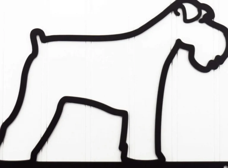 Schnauzers Live Here Metal Sign - Black, Outdoor Sign, Schnauzers, Metal Wall Art, Door Signs, Wall Hanging