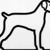 Weimaraners Live Here Metal Sign - Black, Weimaraner, Outdoor Sign, Dog, Dog Breed, Metal Wall Art
