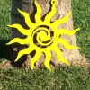 Summer Sun - Tribal Sun, Plasma Cut, Metal Sign, Cut Metal Sign, Wall Metal Sign