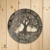 In The Circle Of Life Never Take More Than You Give Tree Of Life Metal Art, Housewarming Christmas Gift