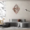 Arizona, Texas Desert Rhombus Metal Wall Art, American Western Home Decor