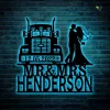 Personalized Truck Wedding Couple Metal Wall Art With Led Lights, Truck Bride And Groom, Mr And Mrs, Gift For Trucker, Wedding Gift