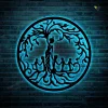 Metal Tree Of Life Sign With Led Lights, Family Roots Sign, Indoor Or Outdoor Metal Sign, Housewarming Gift