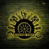 Custom Garage Metal Wall Art With Led Lights, Repair Tools, Mechanic Gift, Fathers Day Gift, Gift For Dad, Garage Decor