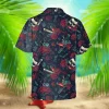 Skull Barber Hawaiian Shirt, Hairdressing Outfit For Men, Aloha Shirt For Mens, Womens