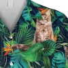 Tropical Funny Maine Coon Cat Hawaii Shirt, Aloha 3d Clothing, Aloha Shirt For Mens, Womens