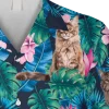 Hibicus Maine Coon Kitten Hawaii T-shirts, Gift For Husband, Aloha Shirt For Mens, Womens