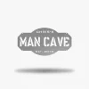 Personalized Man Cave Sign, Cut Metal Sign