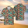 Wrestler Mask Hawaiian Shirt For Men Women, Mexican Wrestler Mask Summer Beach Shirts, Aloha Shirts, Mexican Culture Button Down Short Sleeve Shirts