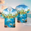 Beach Margarita Hawaiian Shirt For Men Women, Mexican Cocktails Summer Beach Shirts, Aloha Shirts, Tropical Ocean Button Down Short Sleeve Shirts