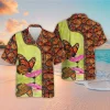 Monarch Butterfly Hawaiian Shirts For Men Women, Tropical Butterfly Summer Beach Shirts, Aloha Shirts, Mexican Culture Button Down Short Sleeve Shirts