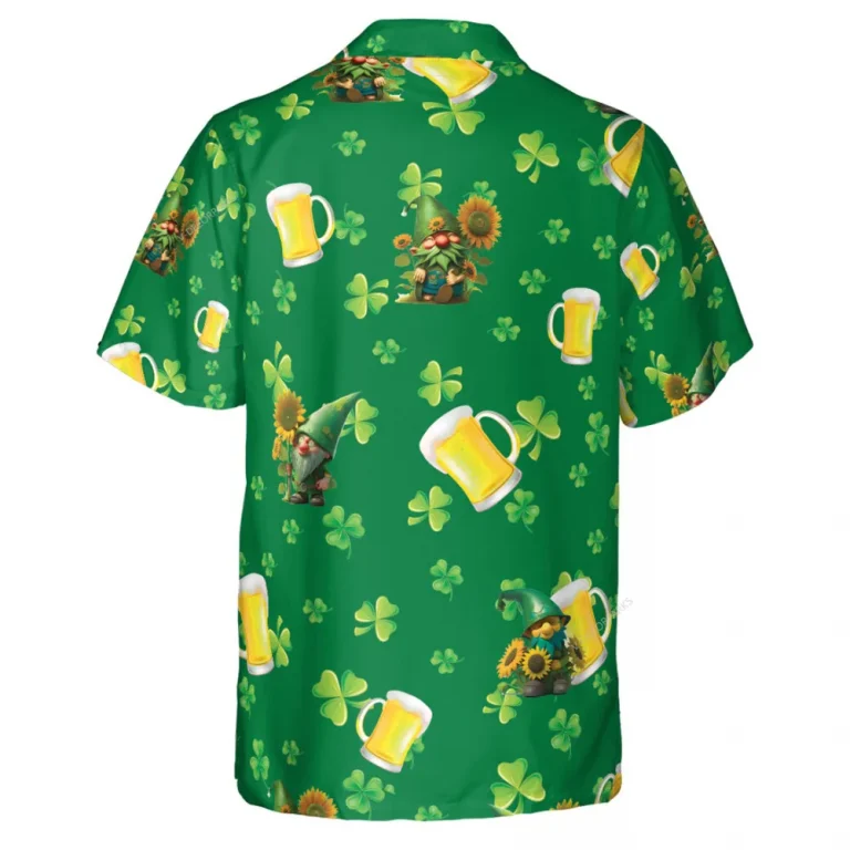 Patrick's Day Sunflower Shirts, Sunflower Summer Beach Shirts, Mens Casual Button Down Shirt Short Sleeve Shirts For Men Women, Tropical Cruise Shirt