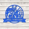 Personalized Walleye Fish Lake Metal Sign, Walleye Fishing Home Art