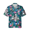 Tropical Barber Hawaiian Shirt, Vintage Reyn Spooner, Aloha Shirt For Mens, Womens